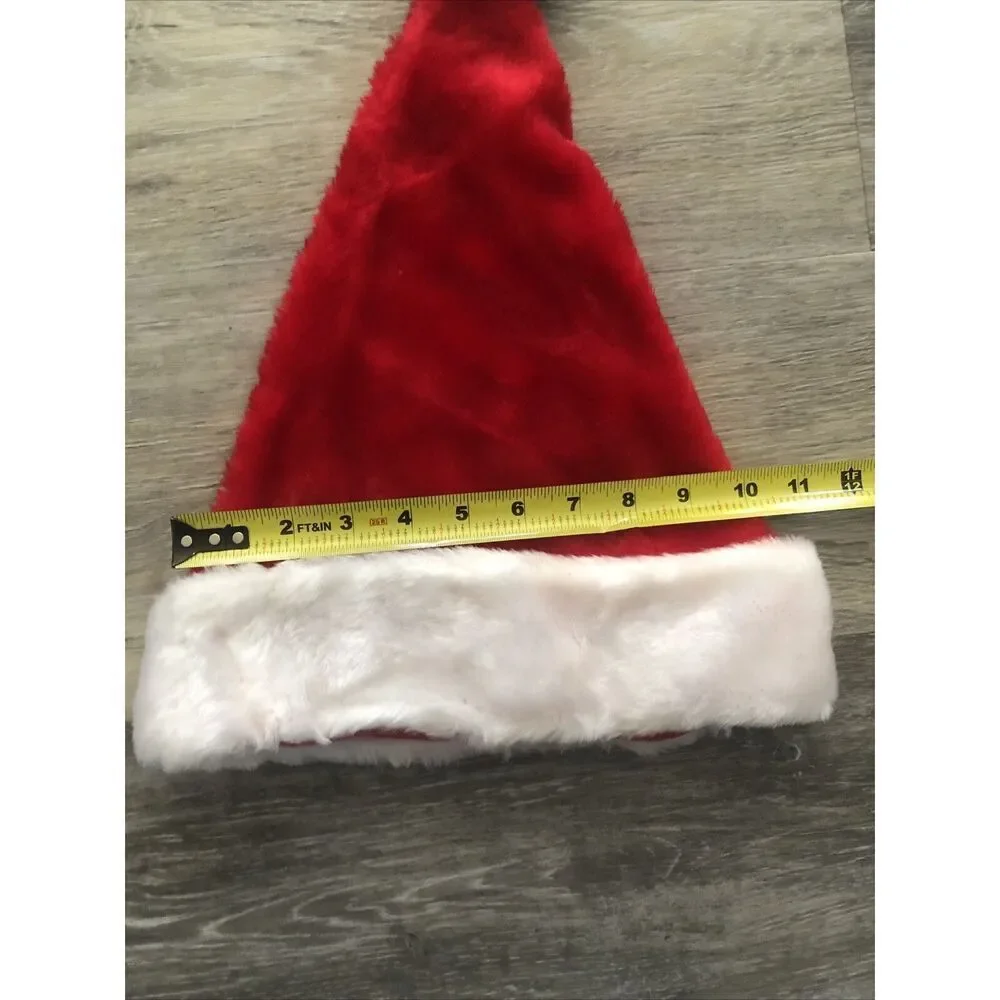 Santa Clause Hat Size LARGE . Merry Christmas Santa Hat